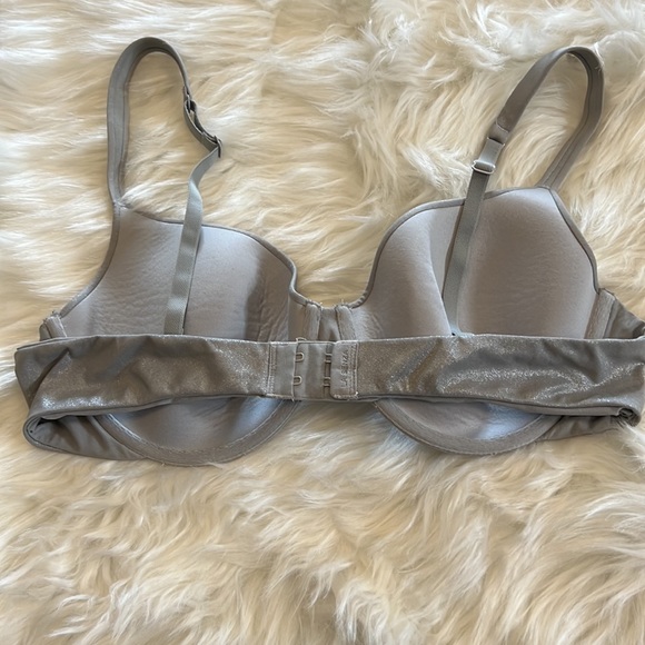 LA SENZA Silver jewel embellished bra Silver size 36 B - Picture 3 of 4